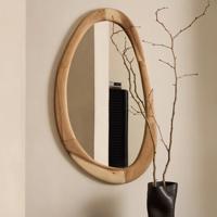 Kave Home Organische Spiegel 'Selem' Mungurhout, 107 x 60cm - thumbnail