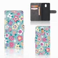Nokia 3.1 (2018) Hoesje Flower Power - thumbnail