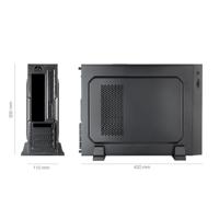 ATX/mATX Semi-toren BehuizingTooQ TQC-3008U3C Zwart - thumbnail