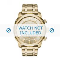 Diesel horlogeband DZ4376 Staal Goud 26mm - thumbnail