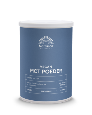 Mattisson Vegan MCT poeder coconut pure 330 Gram
