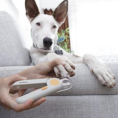 InnovaGoods® Nageltang met LED voor huisdieren Clipet, verwijderbare nagelvijl geïntegreerd in de handgreep, effectieve halvemaanvormige knipbeurt, voorkomt scheuren bij het knippen, compact en lichtg