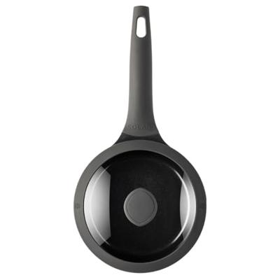 Sola Steelpan met deksel Ceramic Deluxe - Inductie geschikt - Keramische anti-aanbaklaag - ø 18 cm