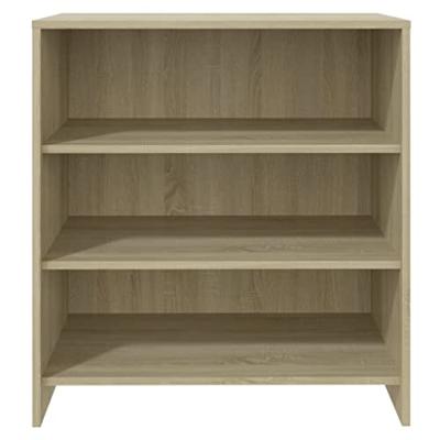 Dressoir 70x40,5x75 cm bewerkt hout sonoma eikenkleurig Dressoir 70x40,5x75 cm bewerkt hout sonoma eikenkleurig