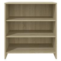 Dressoir 70x40,5x75 cm bewerkt hout sonoma eikenkleurig - thumbnail