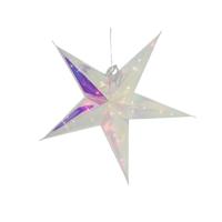 Svenska Living Ster iriserend 53cm 20led timer 2xaa - thumbnail