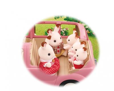 5535 Sylvanian Familes Familie Picknick Auto