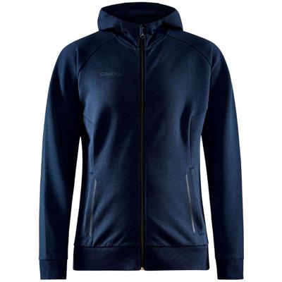 Craft 1910626 Core Soul Full Zip Hood Wmn - Dark Navy - XL