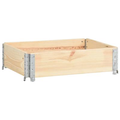 VidaXL Plantenbak verhoogd 60x80 cm massief grenenhout