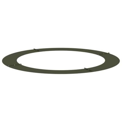 VidaXL Geschikt voor platte boomringen 5 pcs olijfgroen ø90 / 120 cm