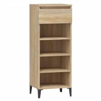 VidaXL Schoenenrek 40x36x105 cm bewerkt hout sonoma eikenkleurig - thumbnail
