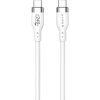 Hyper HyperJuice silicone USB-C to USB-C cable (2m/240W) - White - thumbnail