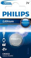 Philips CR2032 lithium knoopcel/accu, 3 V, 3 g, 40 x 60 x 6 mm - thumbnail