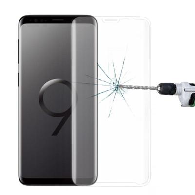 Voor Galaxy S9 PLUS 9u oppervlaktehardheid 3D gebogen rand anti-kras volledig scherm HD gehard glas Screen Protector (transparant)