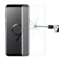Voor Galaxy S9 PLUS 9u oppervlaktehardheid 3D gebogen rand anti-kras volledig scherm HD gehard glas Screen Protector (transparant) - thumbnail