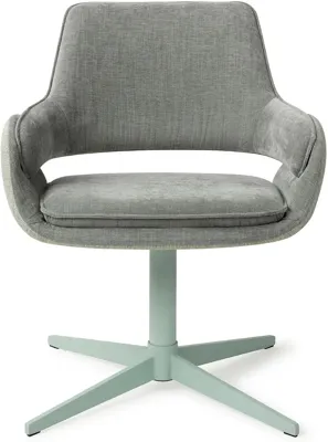 Jesper Home Draaifauteuil 'Oketo' kleur Green Midori