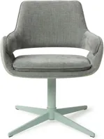 Jesper Home Draaifauteuil 'Oketo' kleur Green Midori - thumbnail