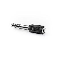 Stereo-Audioadapter | 6,35 mm Male - 3,5 mm Female | Zwart - thumbnail