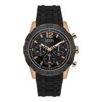 Horlogeband Guess W0864G2 Rubber Zwart 24mm - thumbnail