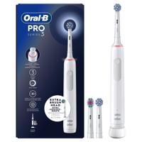ORAL-B Pro 3 elektrische tandenborstel - 80719288 - wit - snoerloos - thumbnail