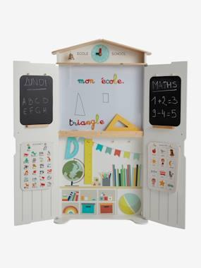Klaslokaal drieluik FSC® hout meerkleurig Klaslokaal drieluik FSC® hout meerkleurig