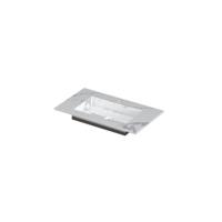 INK Post Wastafel Keramische Slab Envelop Bak met 1 Kraangat - 800x450x10 mm - Statuario Glans - thumbnail