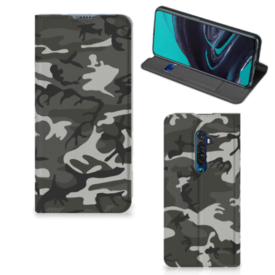 OPPO Reno2 Hoesje met Magneet Army Light OPPO Reno2 Hoesje met Magneet Army Light