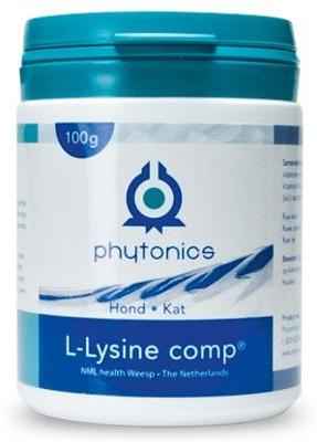 Phytonics L-Lysine comp supplement voor hond en kat 100 g Phytonics L-Lysine comp supplement voor hond en kat 100 g