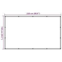 Aanhangwagennet 1,5x2,2 m HDPE zwart - thumbnail