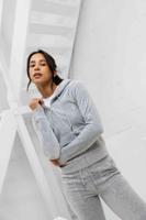 Juicy Couture Robertson Full Zip Trainingspak Dames Grijs - Maat S - Kleur: Grijs | Soccerfanshop - thumbnail