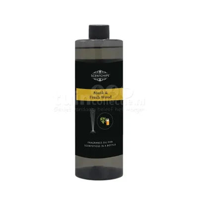 Scentchips Navulling geurstokjes Musk & Vers hout - 400ml Scentchips Navulling geurstokjes Musk & Vers hout - 400ml