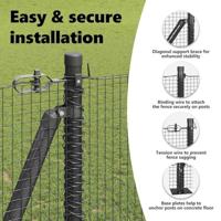 VidaXL Afrasteringspaal grijs 10 x 1,2 m (16 x 16 mm gaas) - thumbnail