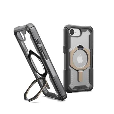 Urban Armor Gear Plasma XTE Outdoor telefoonhoes Apple iPhone 16e Transparant, Titaan Inductieve lading, MagSafe compatible, Met standfunctie, Stootbestendig - thumbnail