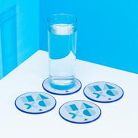 PlayStation PS5 Metalen Onderzetters (set Van 4) - thumbnail