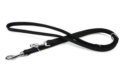 Beeztees Buffalo - Hondenriem - Leer - Zwart - 200 cm x 22 mm