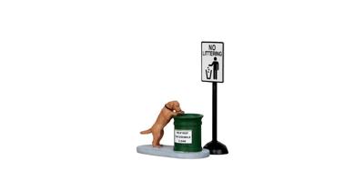 Kerstfiguur No littering LEMAX - Lemax Kerstfiguur No littering LEMAX - Lemax