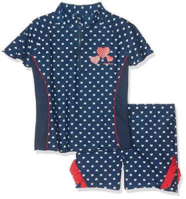 Playshoes tweedelige zwemsuit Hartjes Marine-98-104