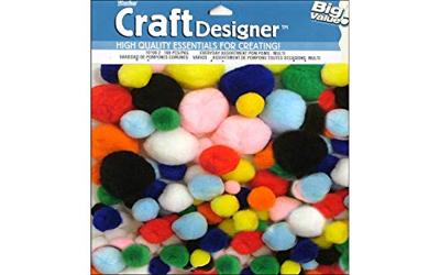 Vaessen Creative • pompons 10-40mm assorti 100st