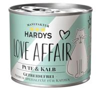 Hardys Love Affair kalf en kalkoen natvoer kat (blik) 6 x 200 g - thumbnail