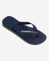 Havaianas Brasil Logo Slipper Heren Navy Blue 47/48 - thumbnail