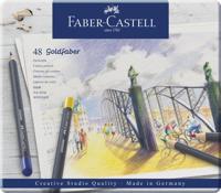 Faber-Castell Faber castell fc-114748 kleurpotlood goldfaber etui à 48 stuks - thumbnail