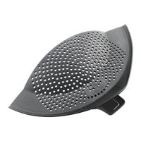 Metaltex afgiethulp 14.5x27.5x9 cm zwart - thumbnail