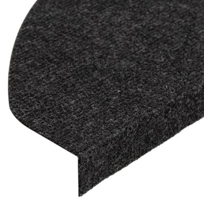 VidaXL Trapmatten zelfklevend 15 st 65x22,5x3,5 cm zwart