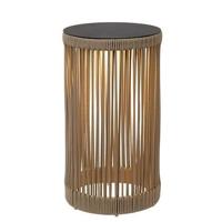 Lucide PINGI - Oplaadbare Vloerlamp Binnen/Buiten - Accu/Batterij - Ø 33,5 cm - LED 3 StepDim - 1x3W 3000K - IP44 - Taupe - thumbnail