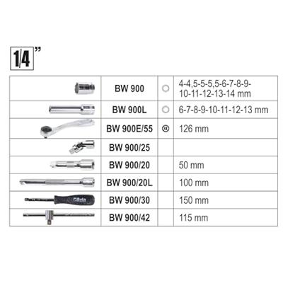 Beta 2046E/C116 | Dopsleutelset | 1/4- 1/2 Inch | 116-Delig - 020466116 Beta 2046E/C116 | Dopsleutelset | 1/4- 1/2 Inch | 116-Delig - 020466116