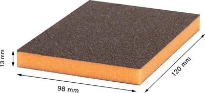 Bosch Accessoires Expert Flex S473 schuimschuurpad 98 x 120 x 13 mm, middel - 1 stuk(s) - 2608901171