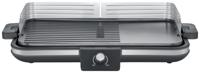 Severin PG 8564 Tafelgrill Tafel Kabelgebonden, Traploze temperatuurregeling Zwart/zilver - thumbnail