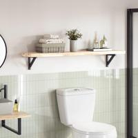 Tafelblad rechthoekig 120x30x4 cm massief acaciahout - thumbnail