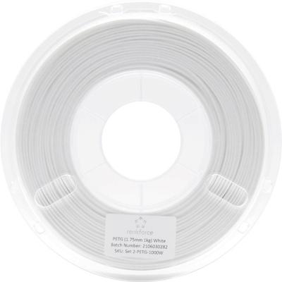 Renkforce RF-4738594 Filament PETG 1.75 mm 1000 g Wit 1 stuk(s)