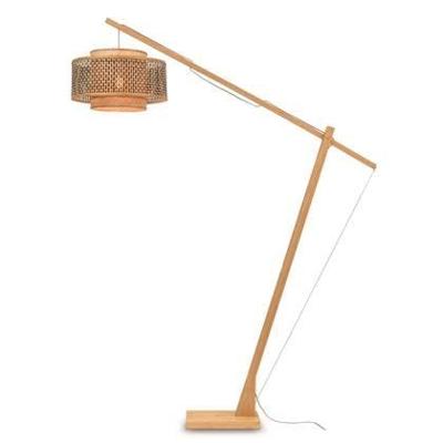 GOOD&MOJO Vloerlamp 'Bhutan' Bamboe, 207cm, kleur Naturel